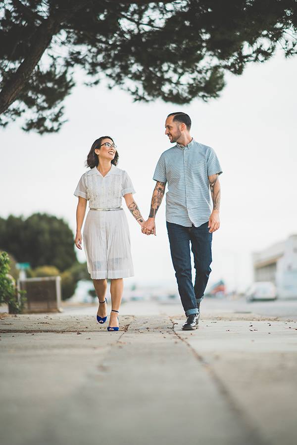 Angel and Jason's vegan wedding